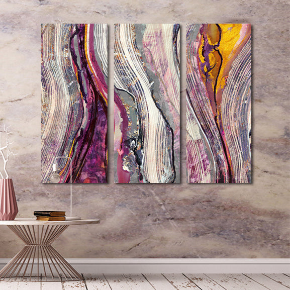 Moderne abstrakte Kunst Abstrakte Wandkunst Gemälde auf Leinwand, Wohnwanddekor, Leinwandgemälde, abstrakter Druck Luxus Wandkunst Multi Panel Kunst