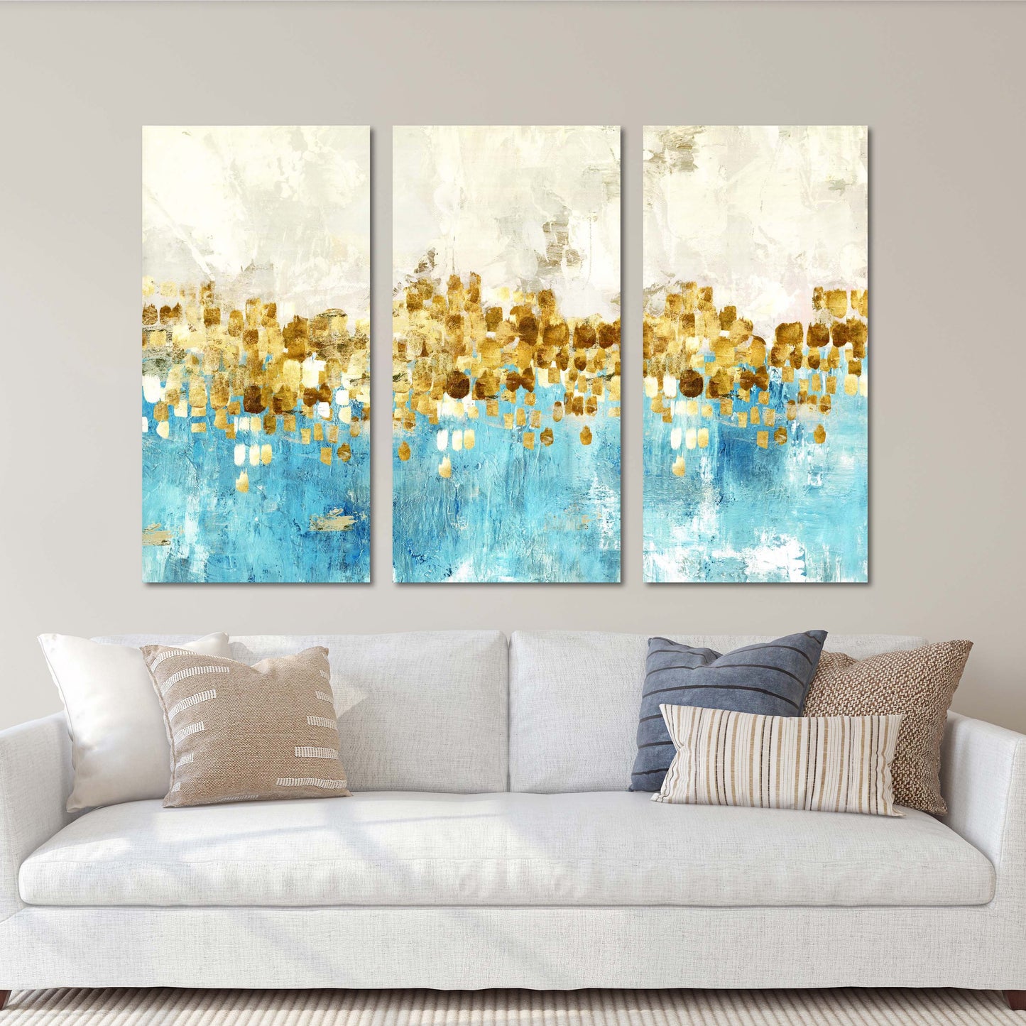 Abstrakte Wandkunstgemälde auf Leinwand, Wanddekoration für Zuhause, Leinwandgemälde, abstrakter Kunstdruck, trendige Wandkunst, goldene Wandkunst