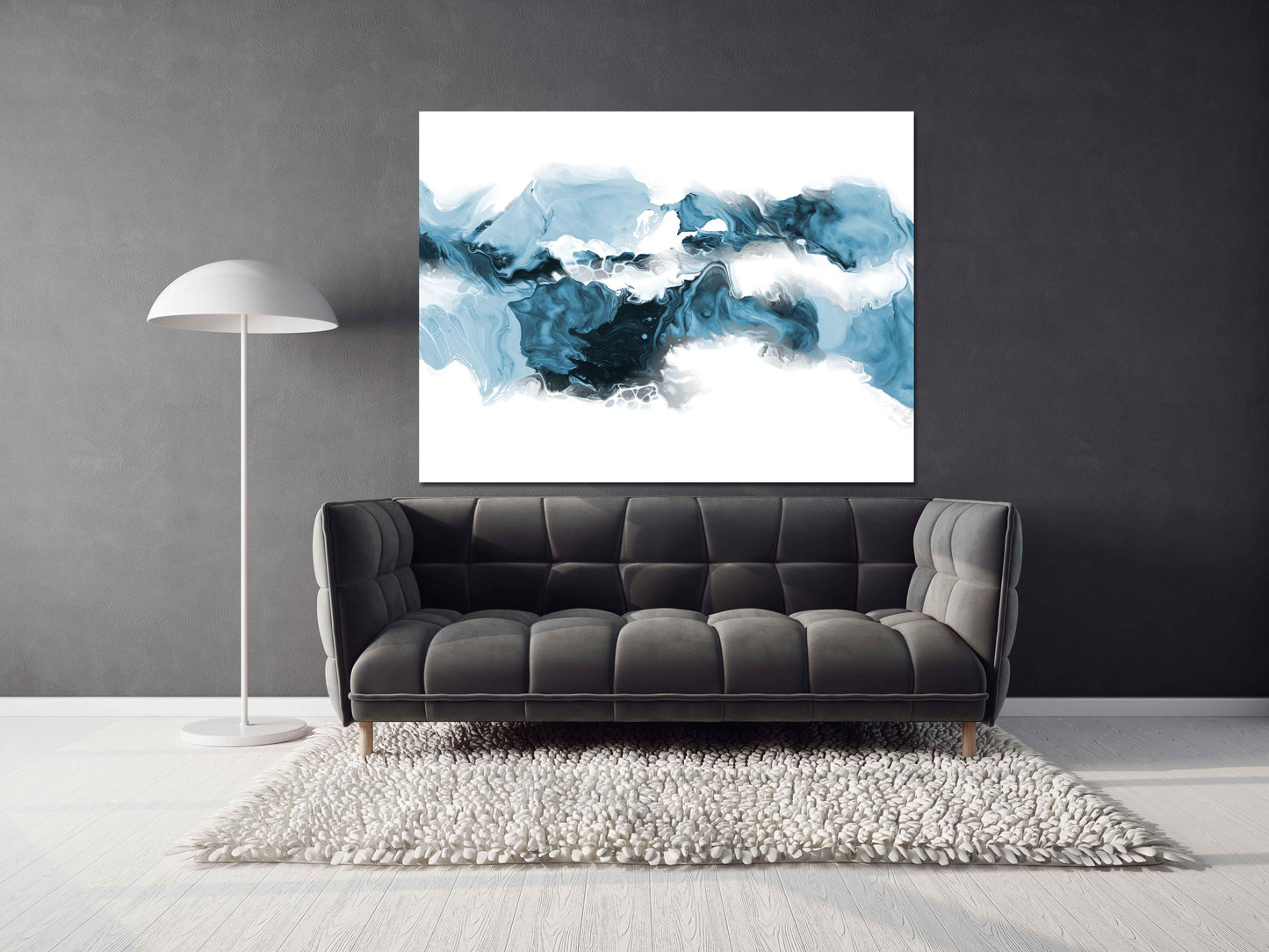 Abstrakte Wandkunst Gemälde auf Leinwand, minimalistische Wandkunst, moderne abstrakte Kunst, riesige Wandkunst Wandbehang Dekor Multi Panel Wandkunst