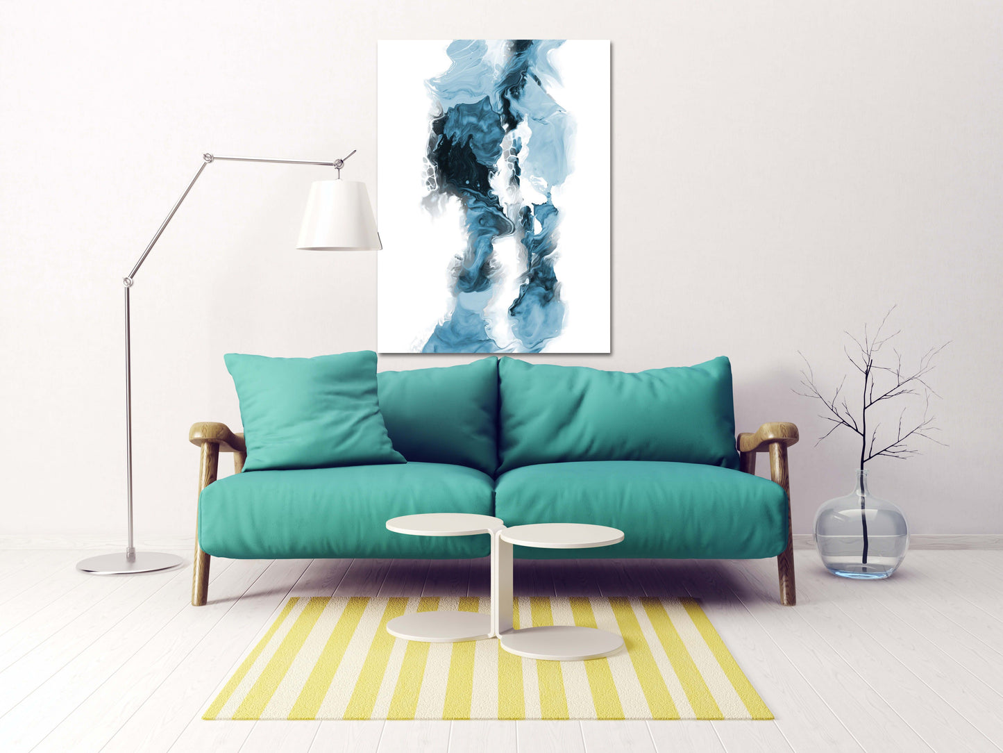 Abstrakte Wandkunst Gemälde auf Leinwand, minimalistische Wandkunst, moderne abstrakte Kunst, riesige Wandkunst Wandbehang Dekor Multi Panel Wandkunst