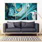 Marmor-Wand-Dekor Marmor Leinwand abstrakte abstrakte Wandkunst Gemälde auf Leinwand Multi-Panel-Wand-Kunst Marmor Leinwand Pour Malerei