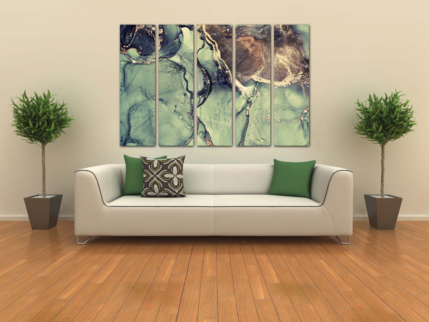 Marmor-Wand-Dekor Marmor Leinwand abstrakte abstrakte Wandkunst Gemälde auf Leinwand Multi-Panel-Wand-Kunst Marmor Leinwand Pour Malerei