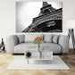Paris Wandkunst Eiffelturm Wandaufkleber große Leinwandkunst Schwarz-Weiß-Kunst extra große Wandkunst Leinwand Wandkunst Multi-Panel-Wandkunst