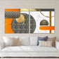 Geometrische Wandkunst Moderne abstrakte Kunst Abstrakter Kunstdruck Mehrteilige Leinwand Wanddekoration Abstrakte Wandkunst Abstrakte Malerei