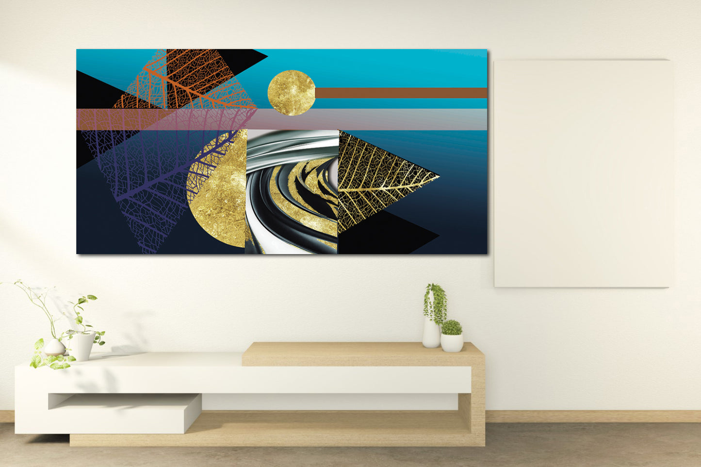 Geometrische Wandkunst Moderne abstrakte Kunst Abstrakter Kunstdruck Mehrteilige Leinwand Wanddekoration Abstrakte Wandkunst Abstrakte Malerei