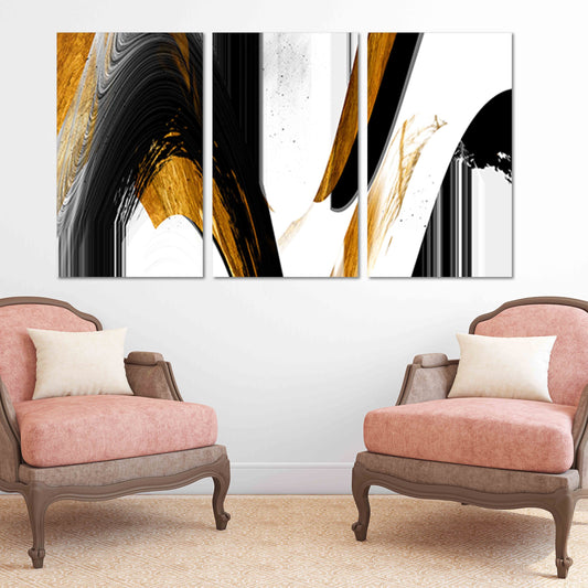 Abstract art print Modern abstract art Multi panel canvas room wall decor Abstract wall art Abstract painting Extra large wall art