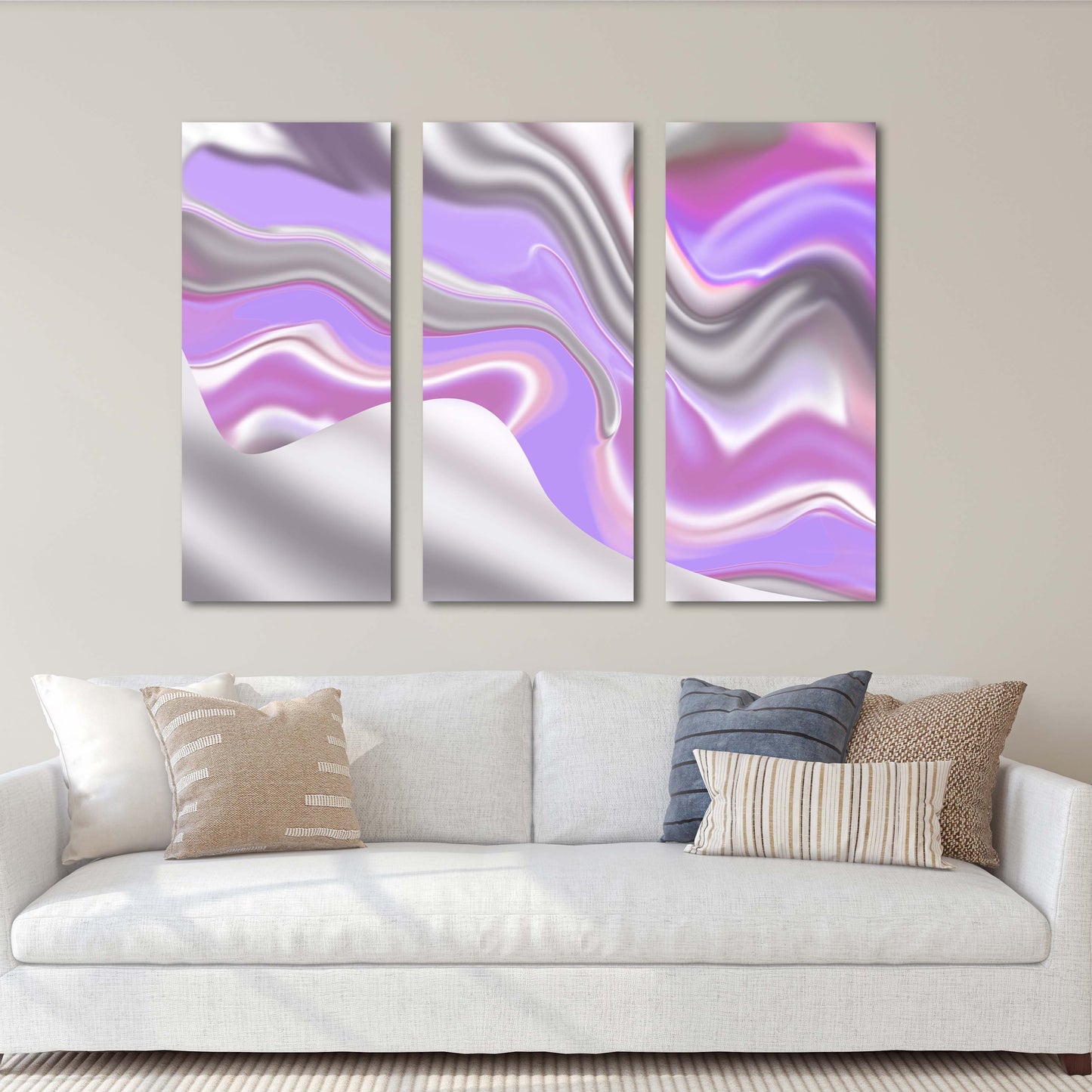 Abstraktes expressionistisches Gemälde, abstraktes farbenfrohes Gemälde, groß, moderne abstrakte Kunst, Wandcollage-Set, abstrakte Wandkunst, Heimwanddekor