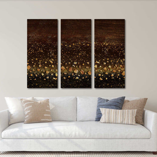 Modern abstract art Abstract expressionist painting Abstract wall art Home wall decor 3 piece frame canvas Canvas painting