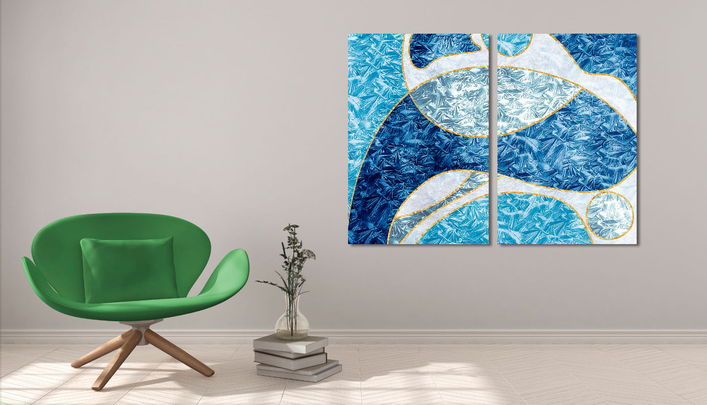 Abstraktes buntes Gemälde groß Moderne abstrakte Kunst Expressionistische Malerei Abstrakte Wandkunst 3-teiliger Rahmen Leinwand Home Wanddekoration