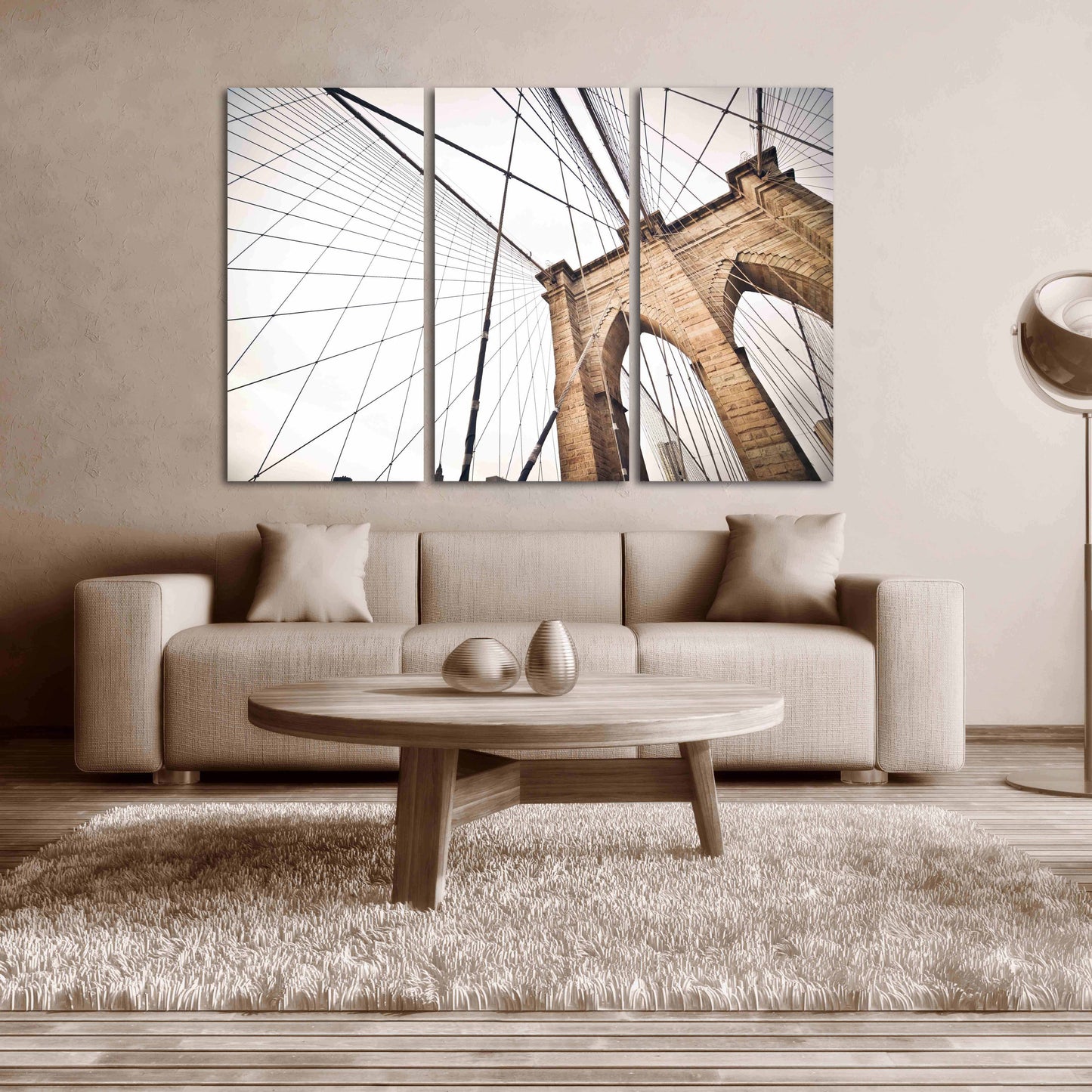 Brooklyn Bridge-Aufnahme vom Walkover Brooklyn Bridge-Druck Brooklyn Bridge-Fotoleinwand Brooklyn New York City Brooklyn Bridge-Wandkunst