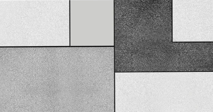 Tischdecke aus PVC mit modernem Print für Ihr Zuhause, wasserdichter Tischschutz „Concrete table“