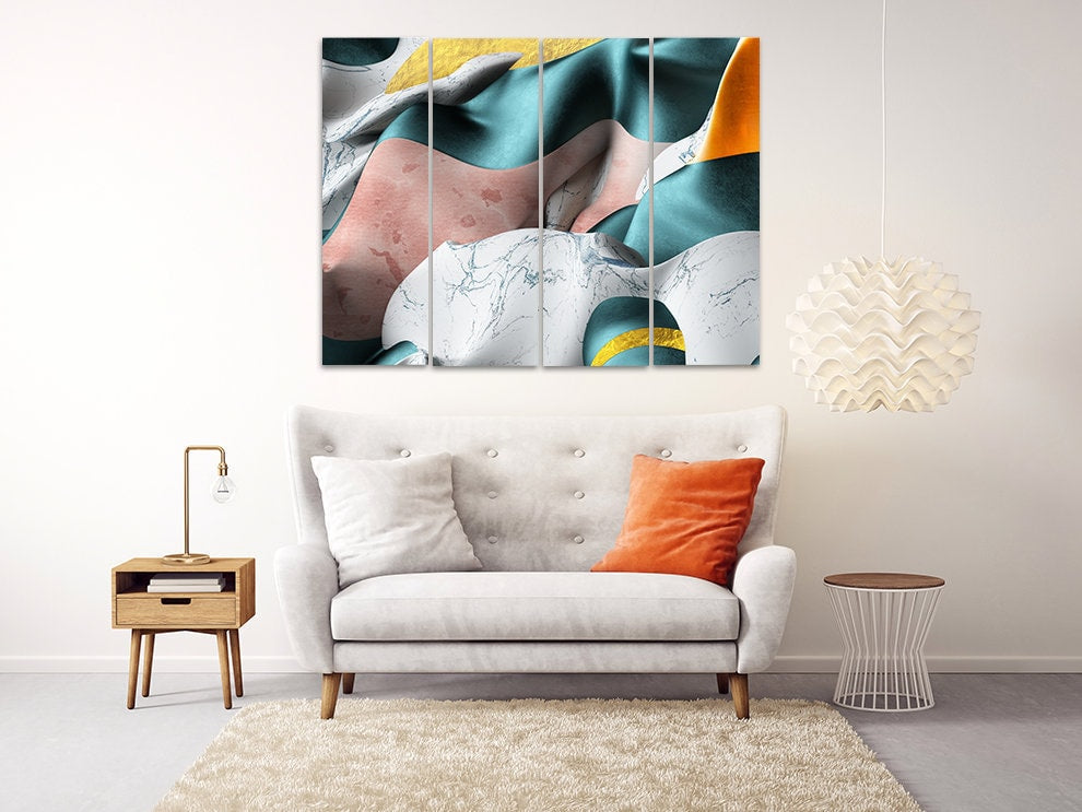 Modern abstract art, Abstract wall art paintings on canvas, home wall decor, canvas painting, abstract canvas, multi panel wall art