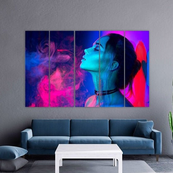 Vogue wall art Paintings women faces wall art paintings on canvas, woman wall art, home wall decor, canvas painting, trendy wall art