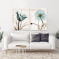 Wall art boho flowers Botanical paintings Flowers wall art paintings on canvas home wall decor canvas painting extra large wall art