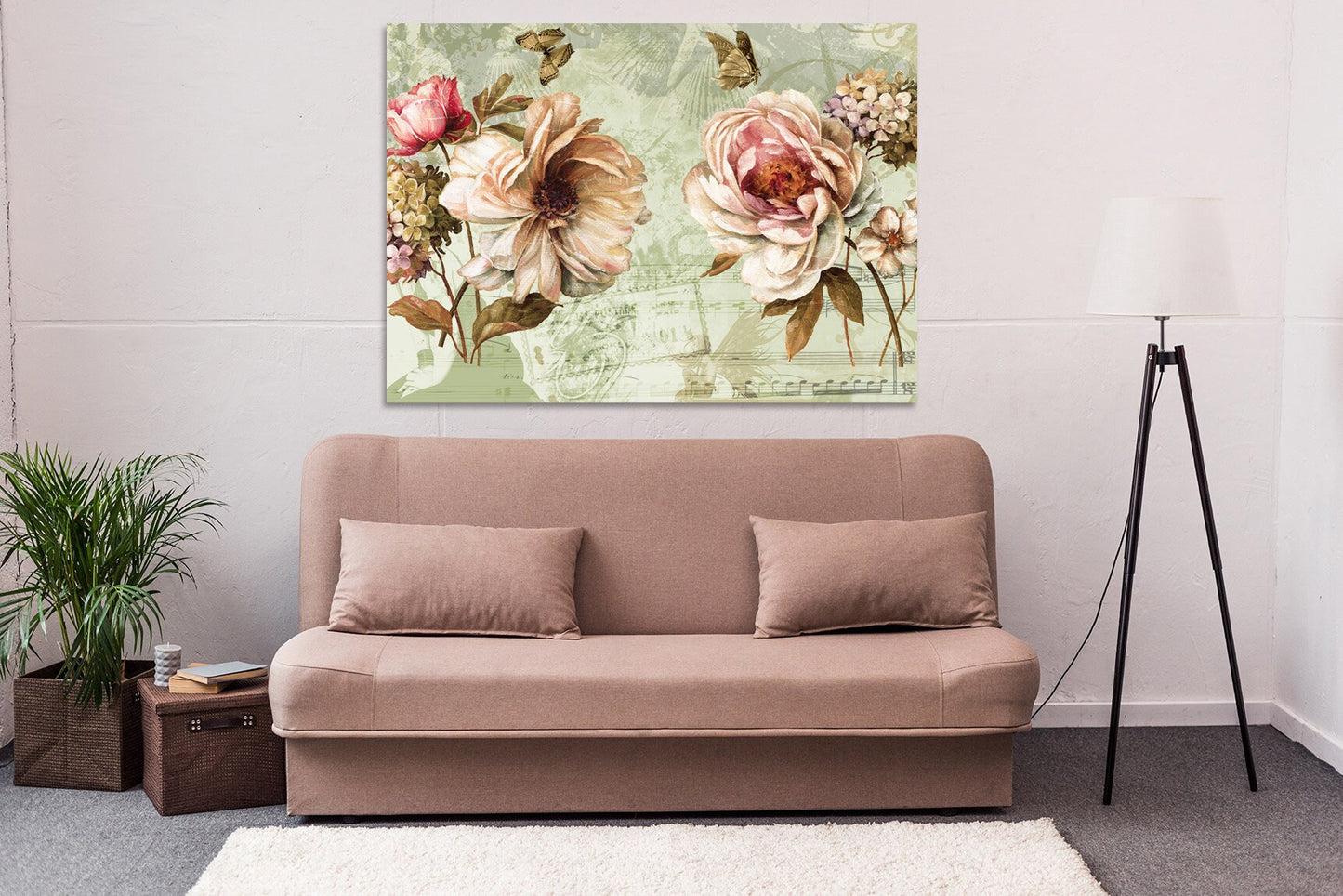 Wall art boho flowers, Botanical paintings, Flowers wall art paintings on canvas,  bouquet of flowers wall art, boho flowers print