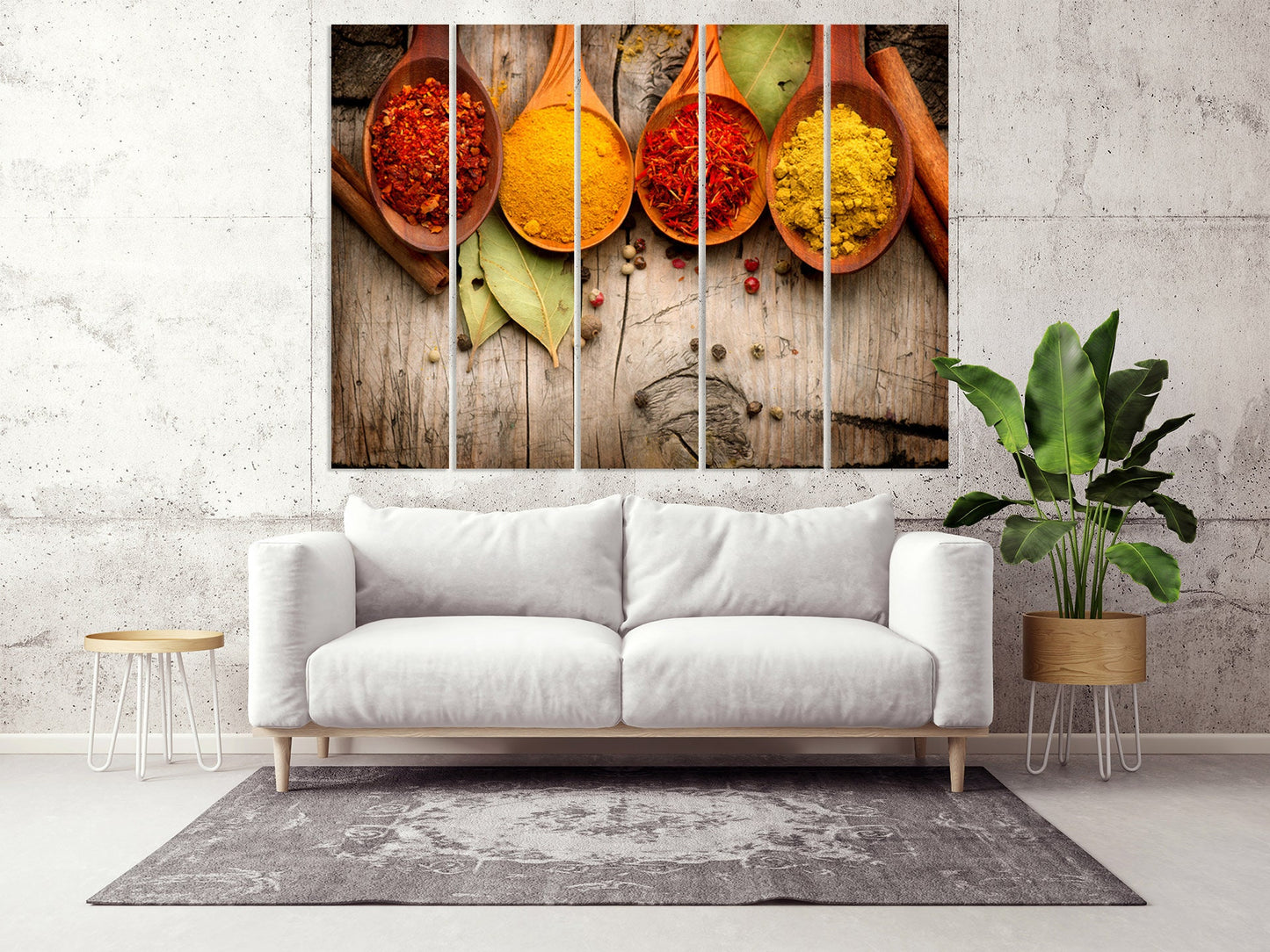 Kitchen wall decor, rustic wall decor, kitchen wall art, kitchen canvas, extra large wall art, multi panel wall art, canvas wall art