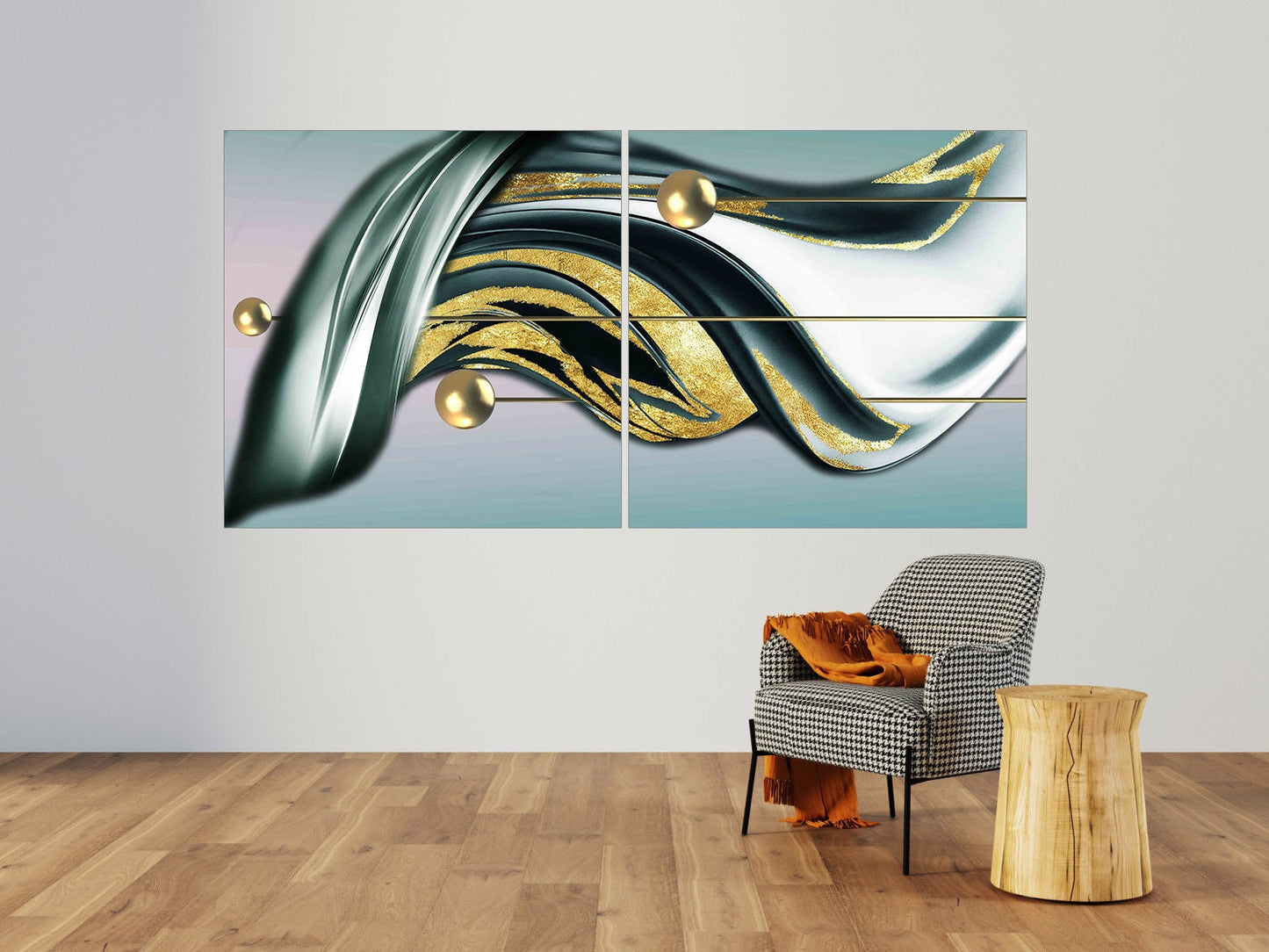 Modern abstract art Abstract print  Multi panel canvas room wall decor Abstract wall art Abstract painting Extra large wall art