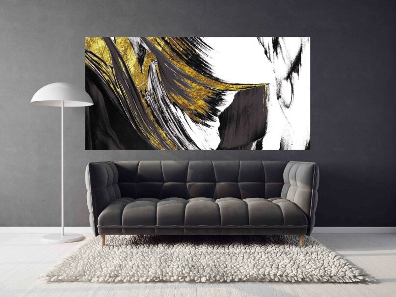 Abstract art print Modern abstract art Multi panel canvas room wall decor Abstract wall art Abstract painting Extra large wall art