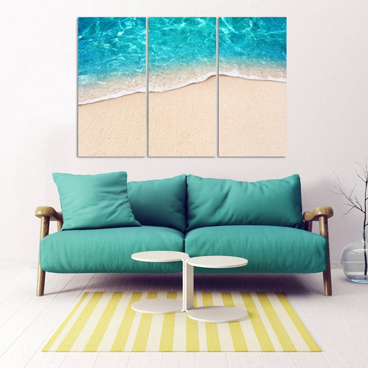 Seascape painting Beach wall decor Extra large wall art Blue prints wall art Bedroom wall decor canvas prints wall art