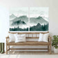 Smoky mountains wall art Canvas painting Wall decor framed wall art mountains Outdoors mountains wall art