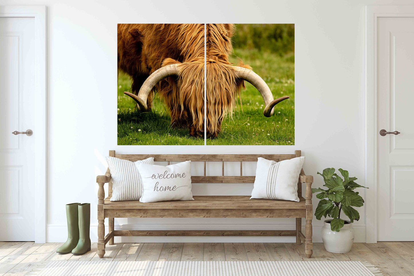 Bull Print Home Wall Decor Bedroom Animal Painting Wild Animal For Bedroom Living Room Kitchen Wall Art