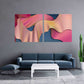 Modern abstract art Geometric patterns Wall collage kit Multi panel canvas Wall art Canvas painting Abstract wall art Home wall decor