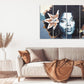 Black afro woman wall art, african american art canvas, black woman print multi panel extra large canvas art painting