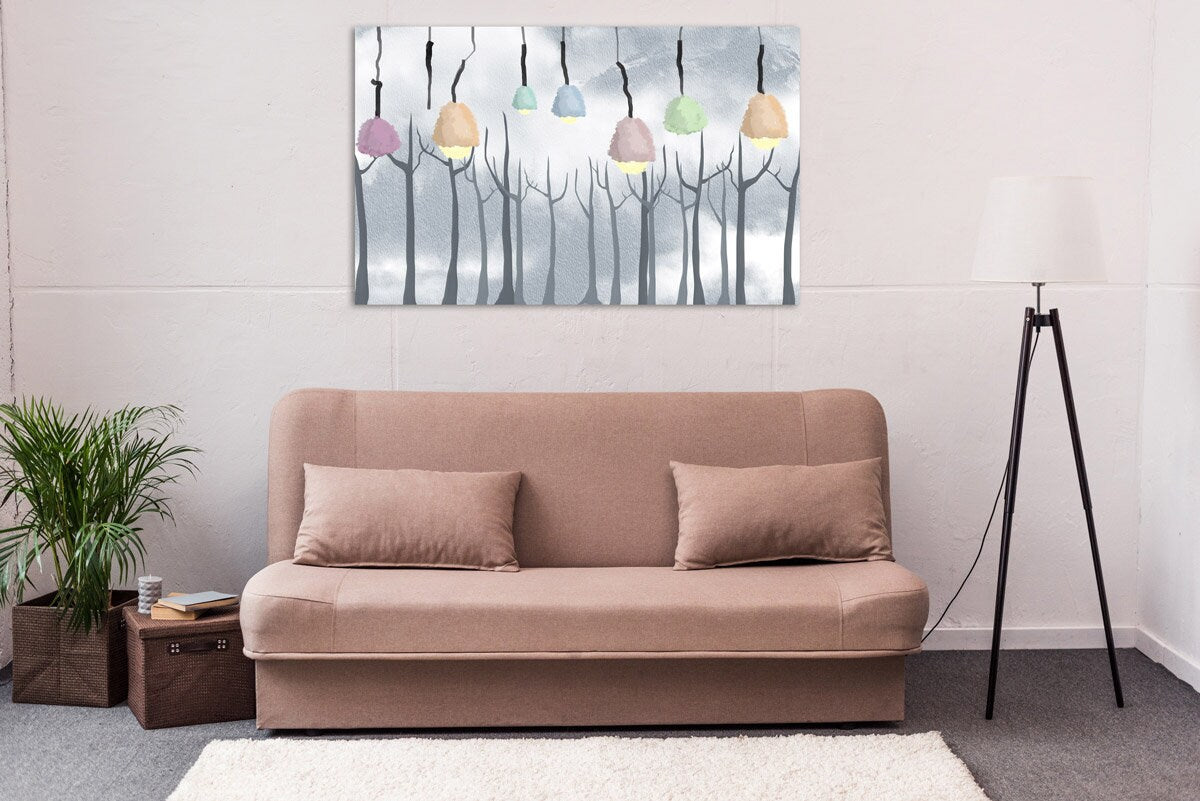 Modern extra large wall art canvas painting, Abstract art print Trendy room decor, coffee bar decor