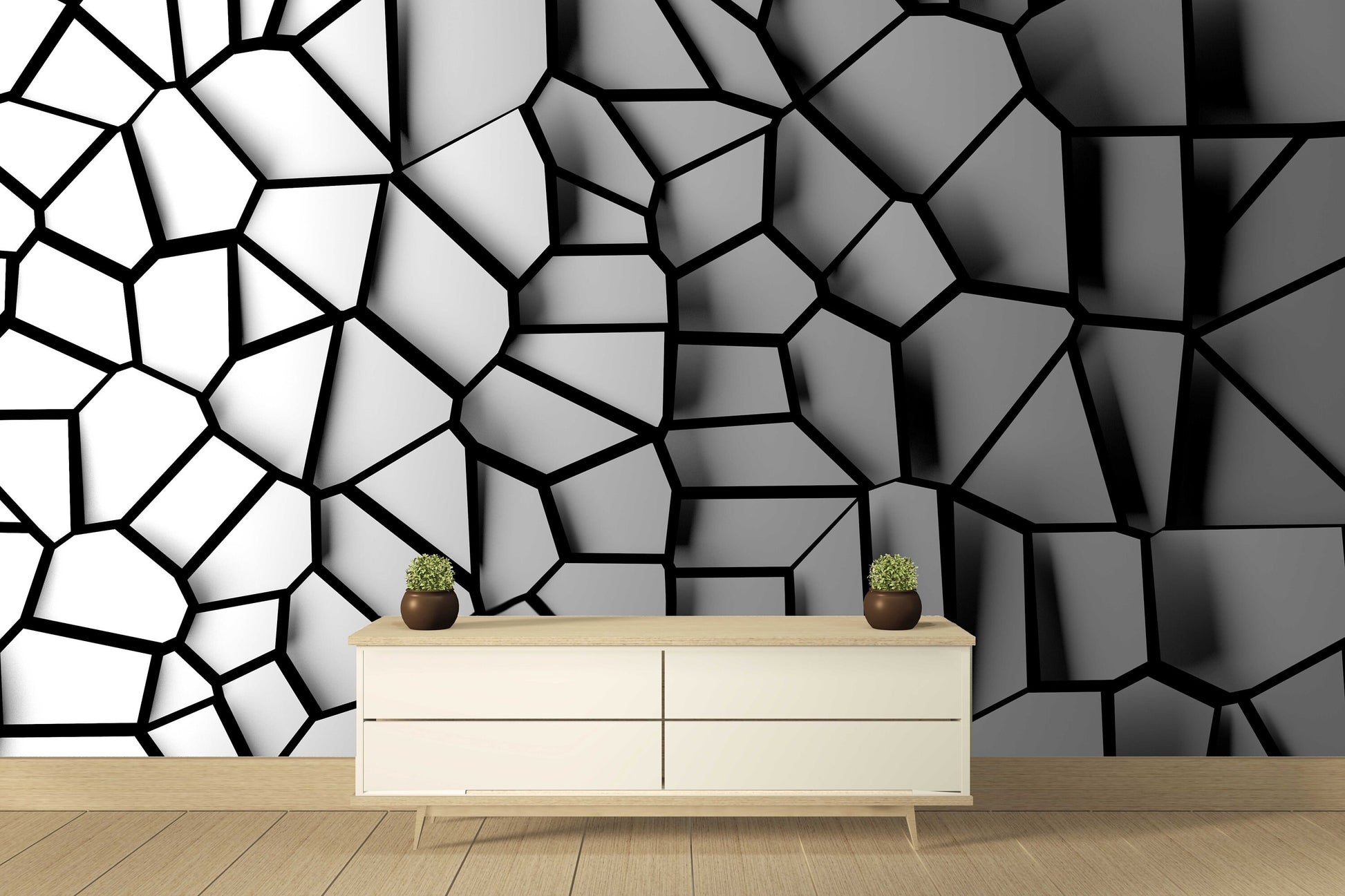 Abstract wallpaper Peel and stick wallpaper Photo wallpaper Textured wallpaper black wallpapers geometric wallpaper 3d wall mural