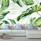 Monstera peel and stick wallpaper Tropical wallpaper Leaf Removable wallpaper Textured wallpaper vinyl wallpaper modern wallpaper