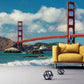 California wall art San francisco art City wall mural Mural peel and stick san francisco bridge san francisco canvas Photo wallpaper