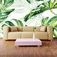 Monstera peel and stick wallpaper Tropical wallpaper Leaf Removable wallpaper Textured wallpaper vinyl wallpaper modern wallpaper