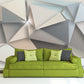 Geometric wallpaper 3d wall mural Abstract wallpaper Peel and stick wallpaper Photo wallpaper kitchen wallpaper removable wallpaper