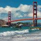 California wall art San francisco art City wall mural Mural peel and stick san francisco bridge san francisco canvas Photo wallpaper