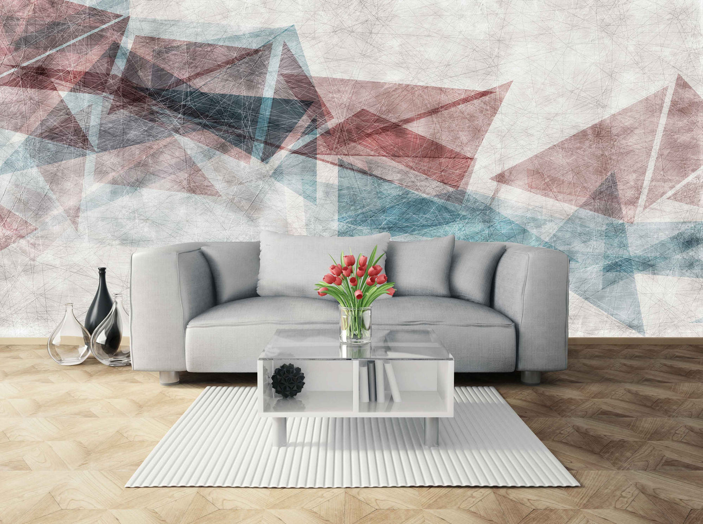 Geometric wallpaper 3d wall mural Abstract wallpaper Peel and stick wallpaper Photo wallpaper kitchen wallpaper removable wallpaper