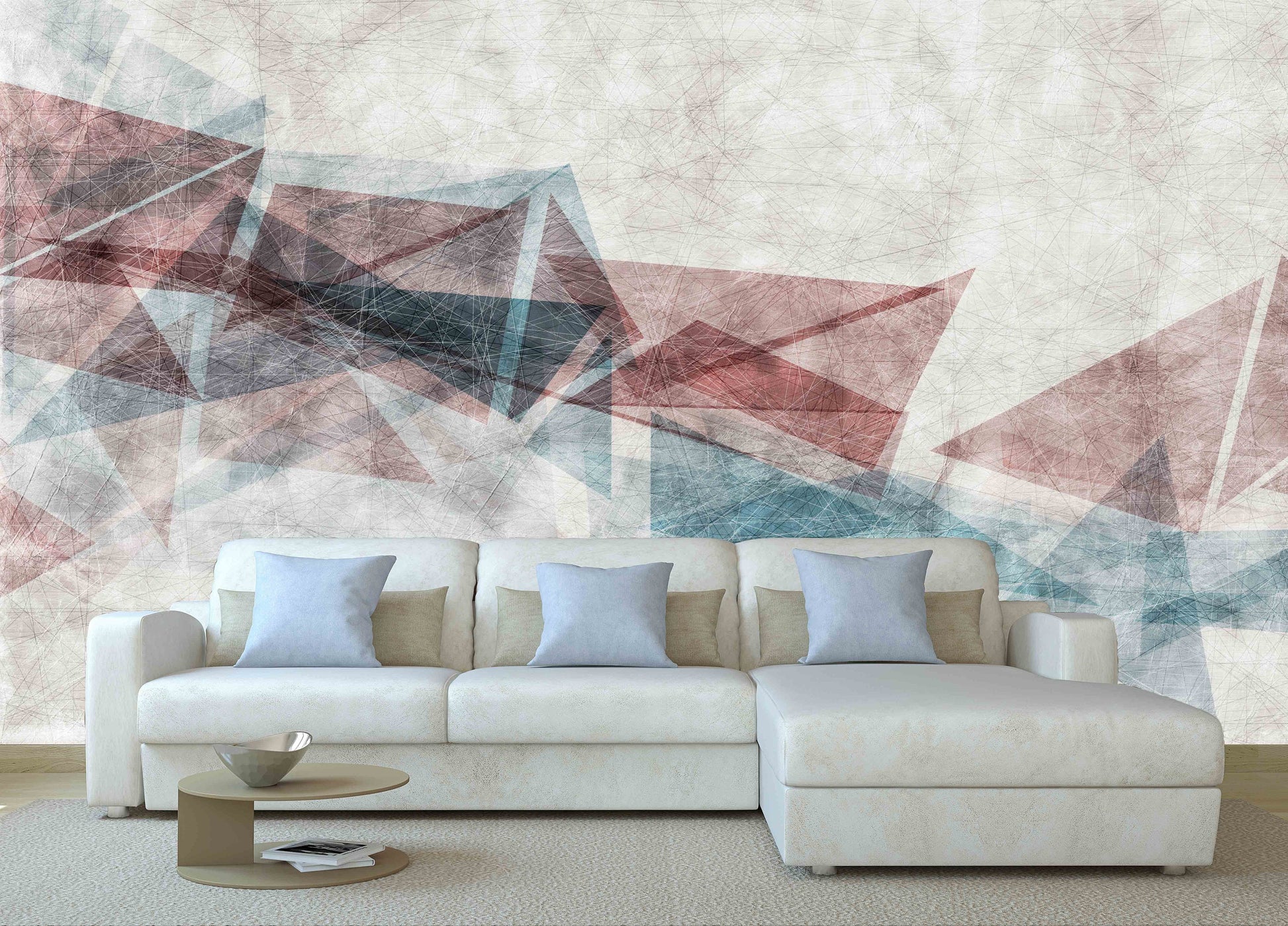 Geometric wallpaper 3d wall mural Abstract wallpaper Peel and stick wallpaper Photo wallpaper kitchen wallpaper removable wallpaper