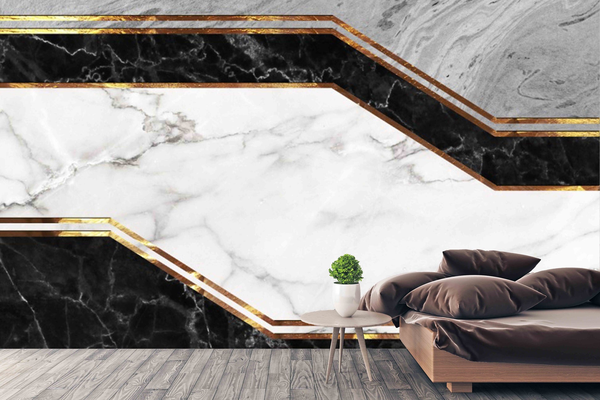 Marble wallpaper Abstract wallpaper Peel and stick wallpaper Black and white wallpaper removable wallpaper Geometric wallpaper