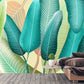 Banana leaves decor wallpaper Tropical Leaf Removable wallpaper modern banana leaves print wall mural peel and stick