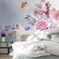 Botanical Peel and stick wallpaper mural removable Flowers Floral Textured adhesive wallpaper wall decoration covering bedroom wall decor
