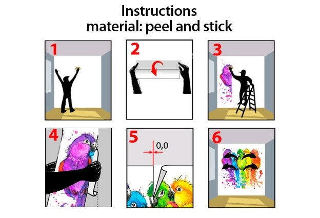 Vintage wallpaper art print Peel and stick wall mural Geometric wallpaper home decor Vinyl wall sticker temporary wall covering