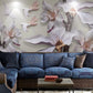 3d stereoscopic wallpaper Floral Peel and Stick Removable Living Room Bedroom wall decor self afhesive flowers wall mural