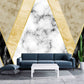 Marble Abstract wallpaper Peel and stick wall mural Gold wallpaper Wall decor Giant wall mural Removable wall covering bedroom wall decor