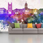 City neon sign City wall art Adhesive wall murals Wall prints Home wall decor Broad city Peel and stick wallpaper