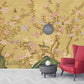 Japanese painting Chinoiserie wallpaper Botanical removable Japanese wall art Flowers wall mural prints Peel & stick