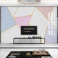 Peel and stick Geometric wallpaper Murals for girls Temporary wallpaper Abstract wallpaper Self adhesive mural Home wall decor