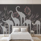 Modern peel and stick wall mural Exotic wallpaper Removable Textured wallpaper fabric vinyl art wallpaper bedroom wall covering