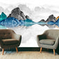 Blue ridge smoky mountains wallpaper Abstract wall decals & murals, Peel and stick, removable wallpaper for bedroom, living room