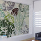Large leaves mural, leaves wallpaper peel and stick, modern vinyl, canvas wallpaper, wall covering stick on wallpaper