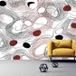 Abstract wallpaper peel and stick wall paper wall mural prints, photo removable wallpaper art deco, bedroom wall decor
