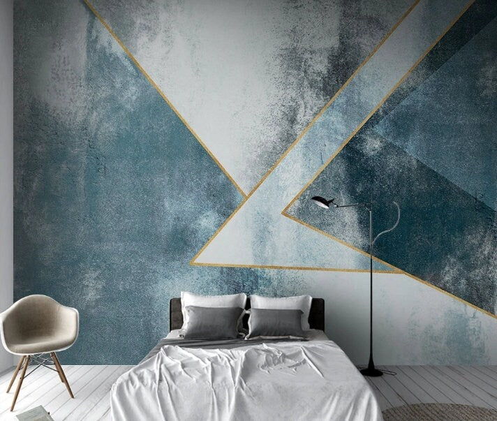 Geometric wallpaper 3d wall mural Abstract wallpaper Peel and stick wallpaper Photo wallpaper kitchen wallpaper removable wallpaper